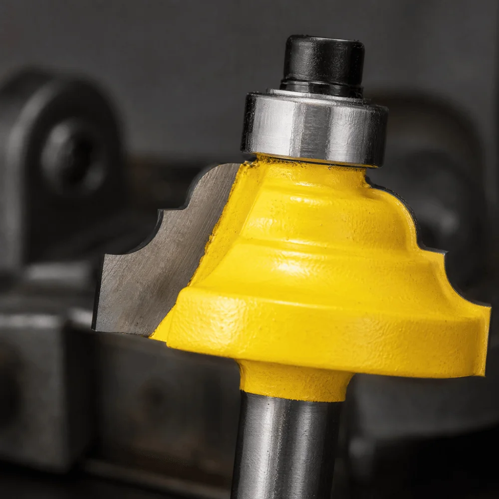 1/4 Inch Shank Roman Ogee Router Bit 1-1/4 Inch Width 5/8 Inch Depth Edge Forming Router Bit Bead Molding Router Bit Woodworking