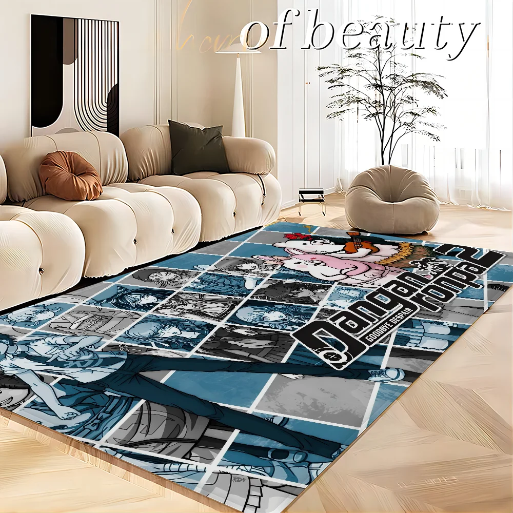 Danganronpa المطبخ حصيرة الشمال نمط غرفة نوم غرفة المعيشة ممسحة شرفة المنزل المضادة للانزلاق ترحيب البساط