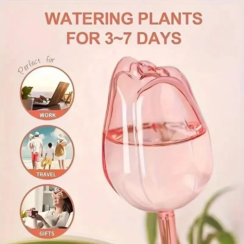 Simulated Glass Automatic Plant Watering Bulbs Shape Flower Plant Water Dripper Lightweight Plant Device Drip Irrigation System