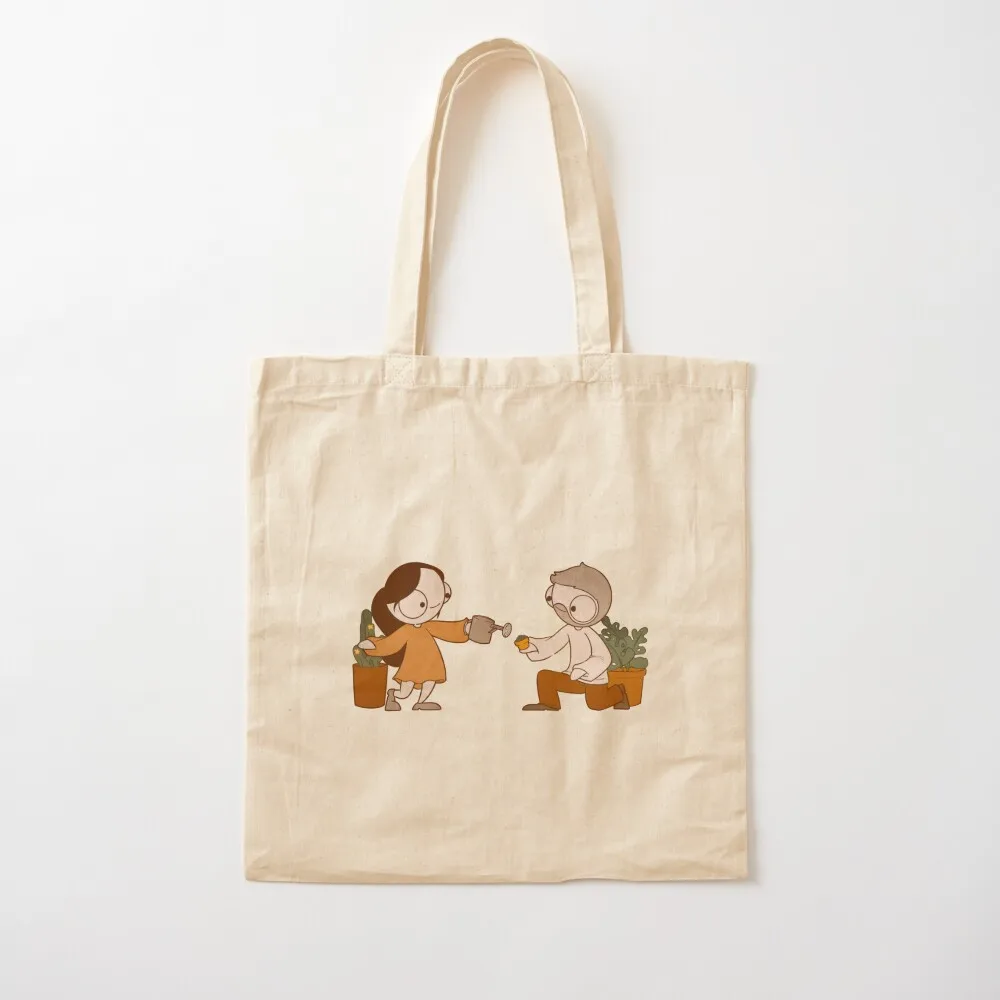 

John & Catana With Plants! Tote Bag reusable grocery bags great bag custom canvas bag Canvas Tote