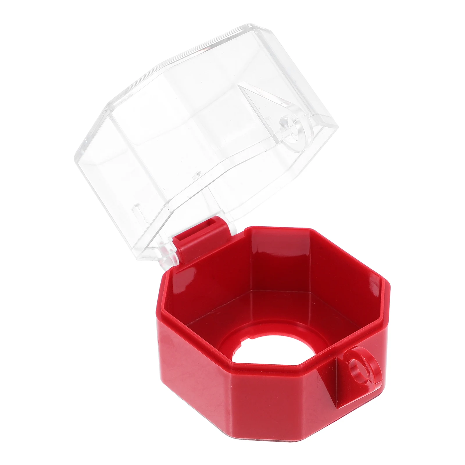 

Electrical Safety Cover Emergency Stop Button Protector Transparent Plastic Switch Covers Power