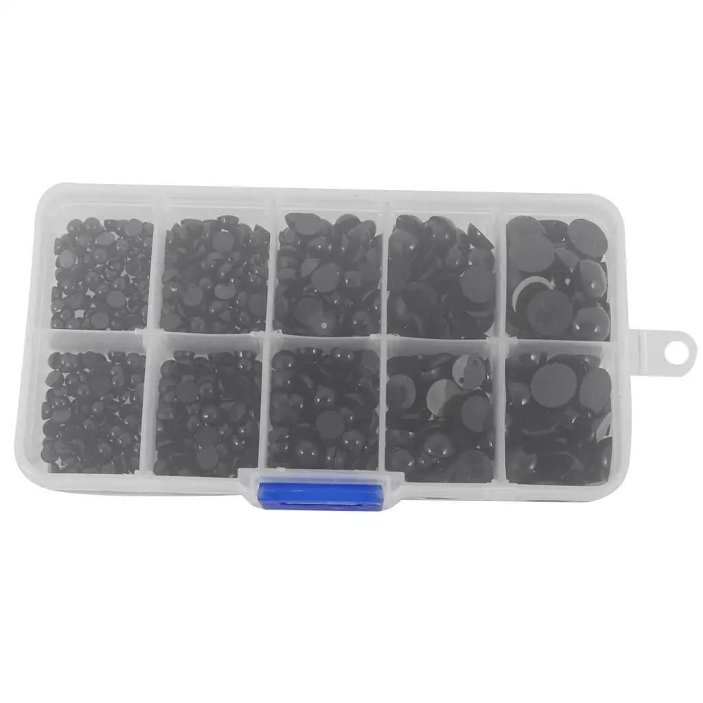 760 piezas muñecas juguete ojos de seguridad accesorios redondos de plástico para