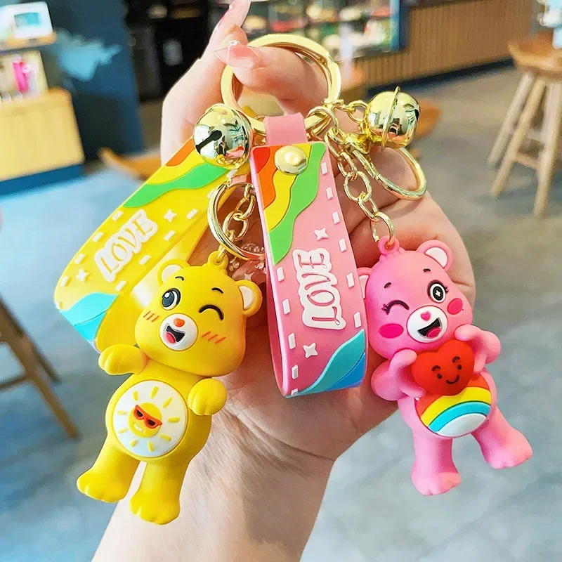 Popular accessories, love bear keychains, cute and trendy exquisite doll keychains, bags, pendants, couple pendants, gifts