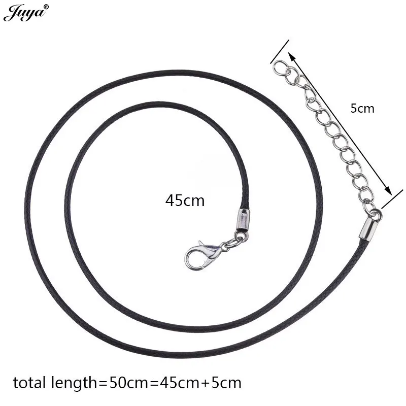 Leere Halskettenbasis 25mm Doppelseitige Cabochon-Anhängerbefestigungen mit 50cm Seilkette für DIY Pop-Schmuckzubehör – Detail 2
