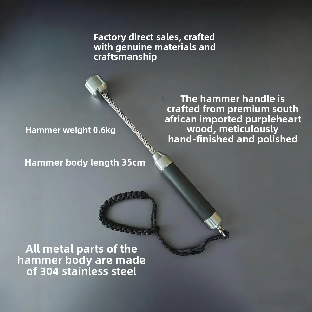 35CM Sleeve Hammer Breaking Windows Daggers Piercing Armor Portable Sleeve Hammer Massage Portable Protective Gear Vehicle-mount