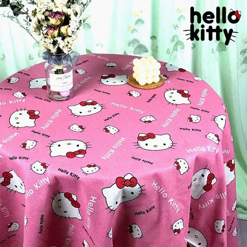 Hello Kitty Tablecloth Creative Table Decoration Table Cloth Party Wedding Christmas Baby Shower Birthday Dining Table Cover