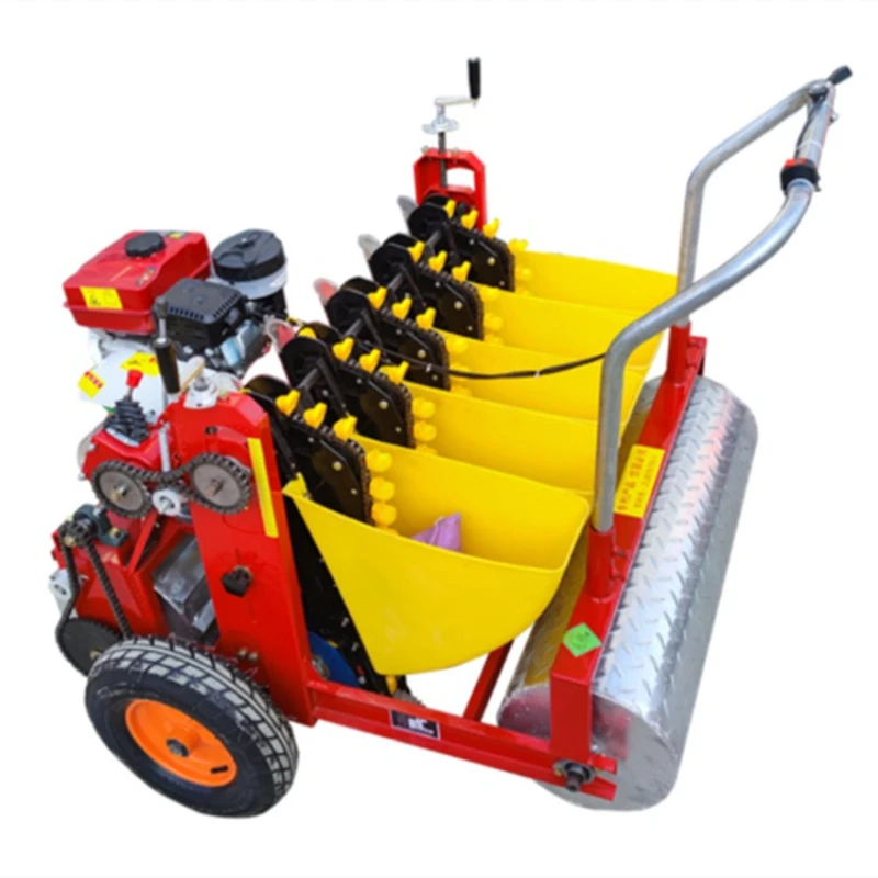 

Plant spacing adjustable planting machine, self-propelled multi-line garlic seedling sowing garlic machine
