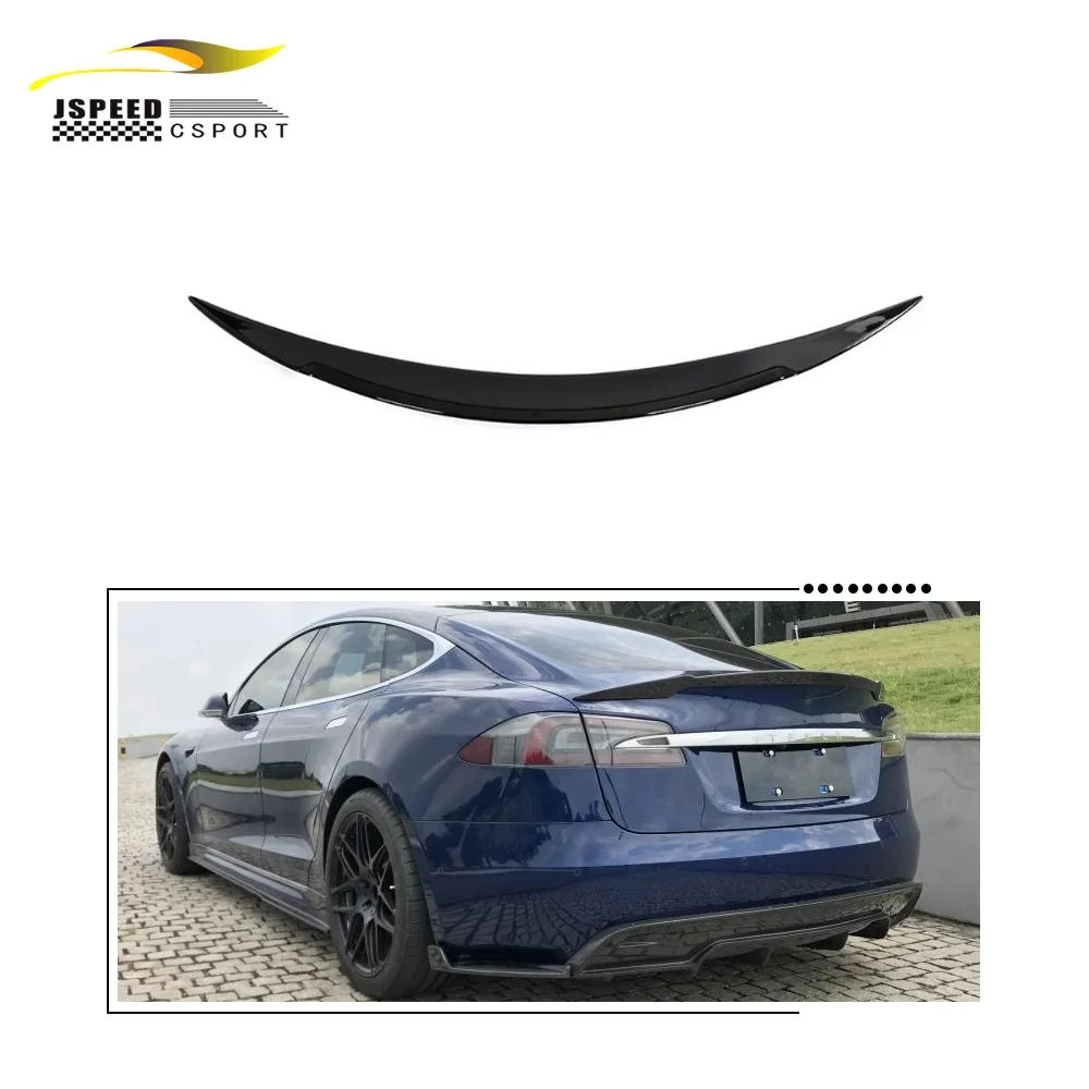 

Suitable for Carbon fiber rear spoiler Suitable for Tesla MODEL S 2014-2020