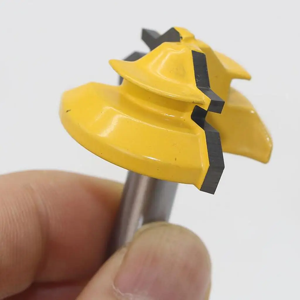 

Precision Lock Miter Router Bit 8mm Carbide Alloy Tenon Cutter Wood Milling Tool for Professional Carpentry