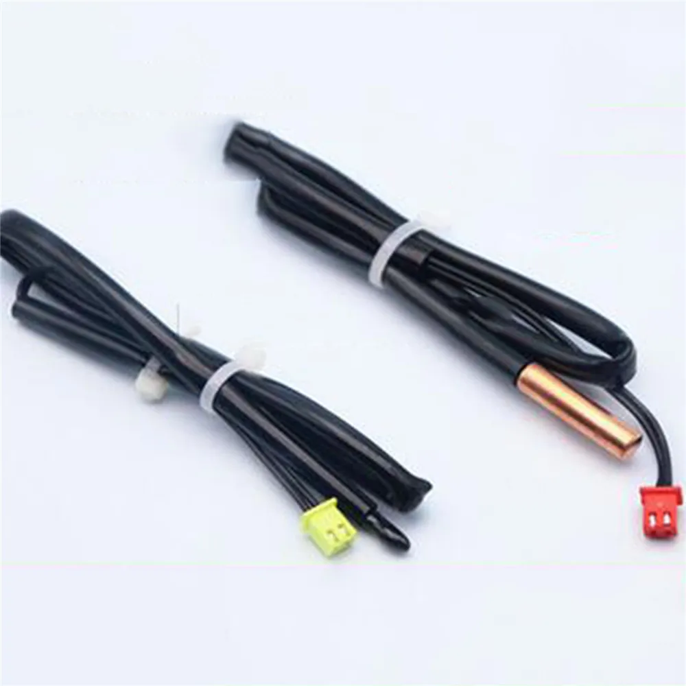 Universal 5K Temperature Sensor Probe Rubber /Copper Detector Head Solve F7 F8 Fault For Galanz air conditioner Repair Parts
