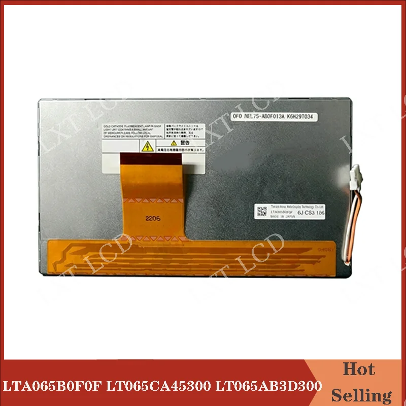 Original 6.5 inch LTA065B0F0F LT065CA45300 LT065AB3D300 LCD Display Screen Panel For Mercedes R Series NTG2.5 Navigation