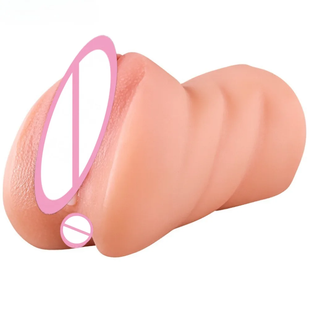 جهاز استمناء واقعي ثلاثي الأبعاد، كوب طائرة من السيليكون، مهبل اصطناعي، مناسب لألعاب الجنس الذكور، منتجات للبالغين