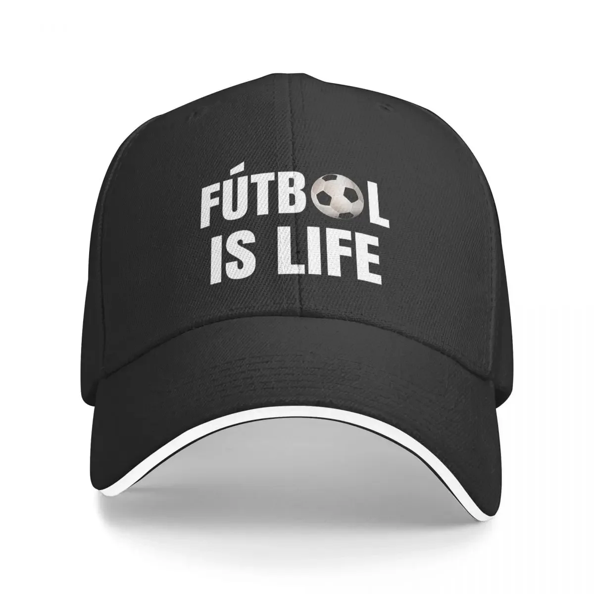 Futbol Is Life Soccer Lover Football Fan Cap Fashion Casual Baseball Caps Adjustable Hat Hip Hop Summer Unisex Baseball Hats