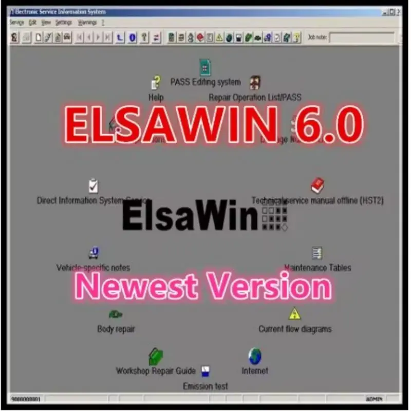 

2024 hot ElsaWin 6.0 latest version for V-W for a-udi for sk-oda for s-eat car repair software motivates Elsa Win 6.0 until 2017