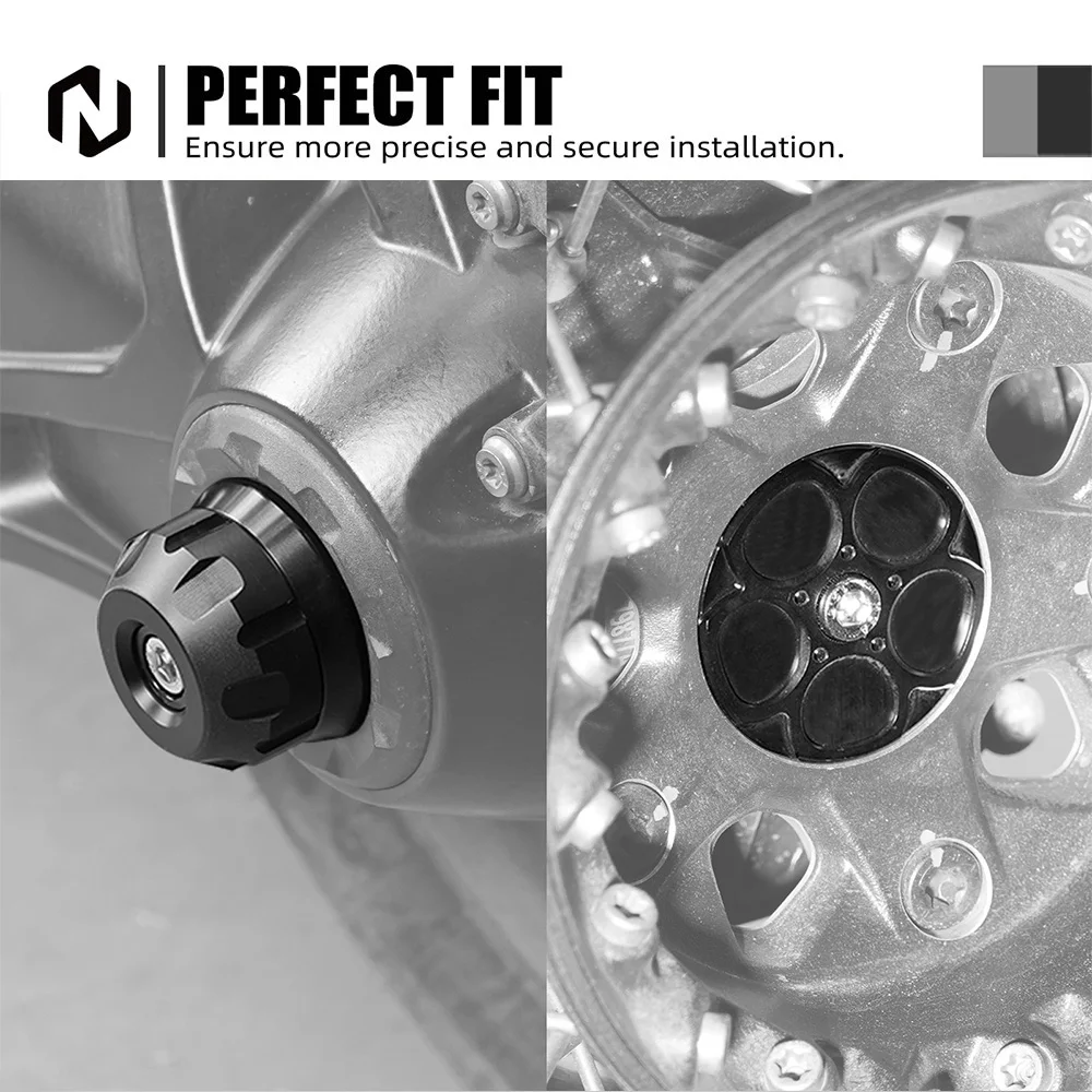 NICECNC For BMW R1250GS Adventure R 1250 GS GSA 2019-2024 Rear Axle Fork Wheel Protection Crash Fall Protection