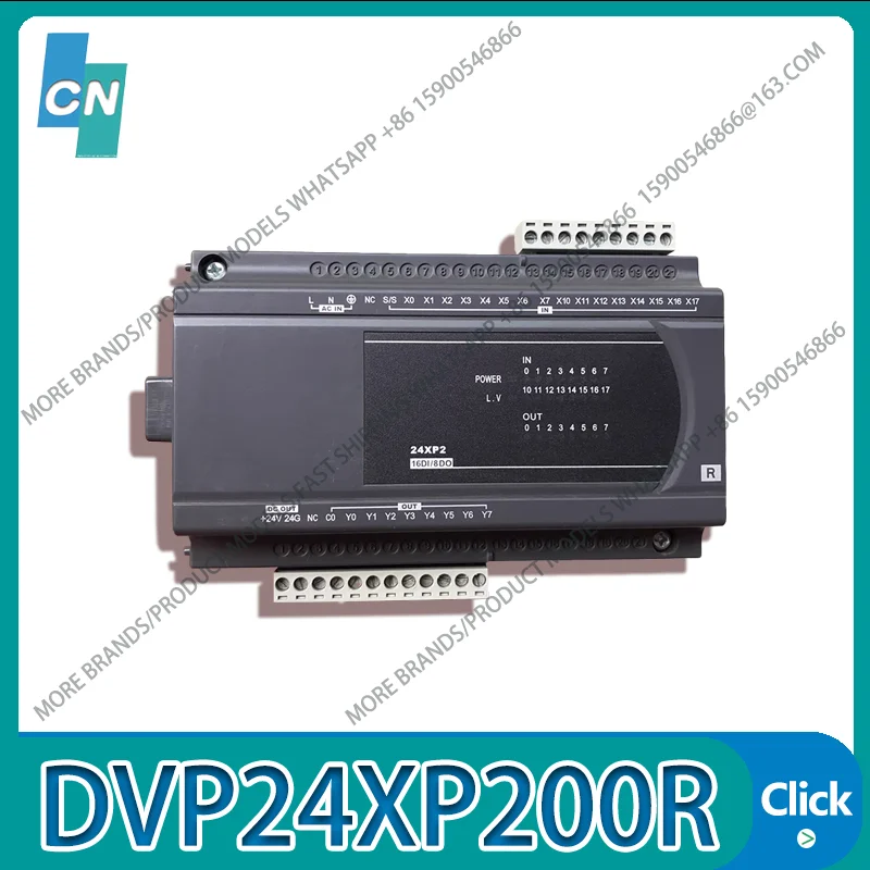 

DVP24XP200R PLC Module Second-hand tested ok