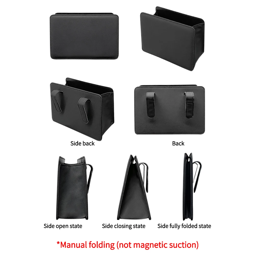 PU Leather Car Side Door Storage Box Auto Waterproof Phone Pocket Pouch Car Seat Side Organizer Hanging Storage Bag