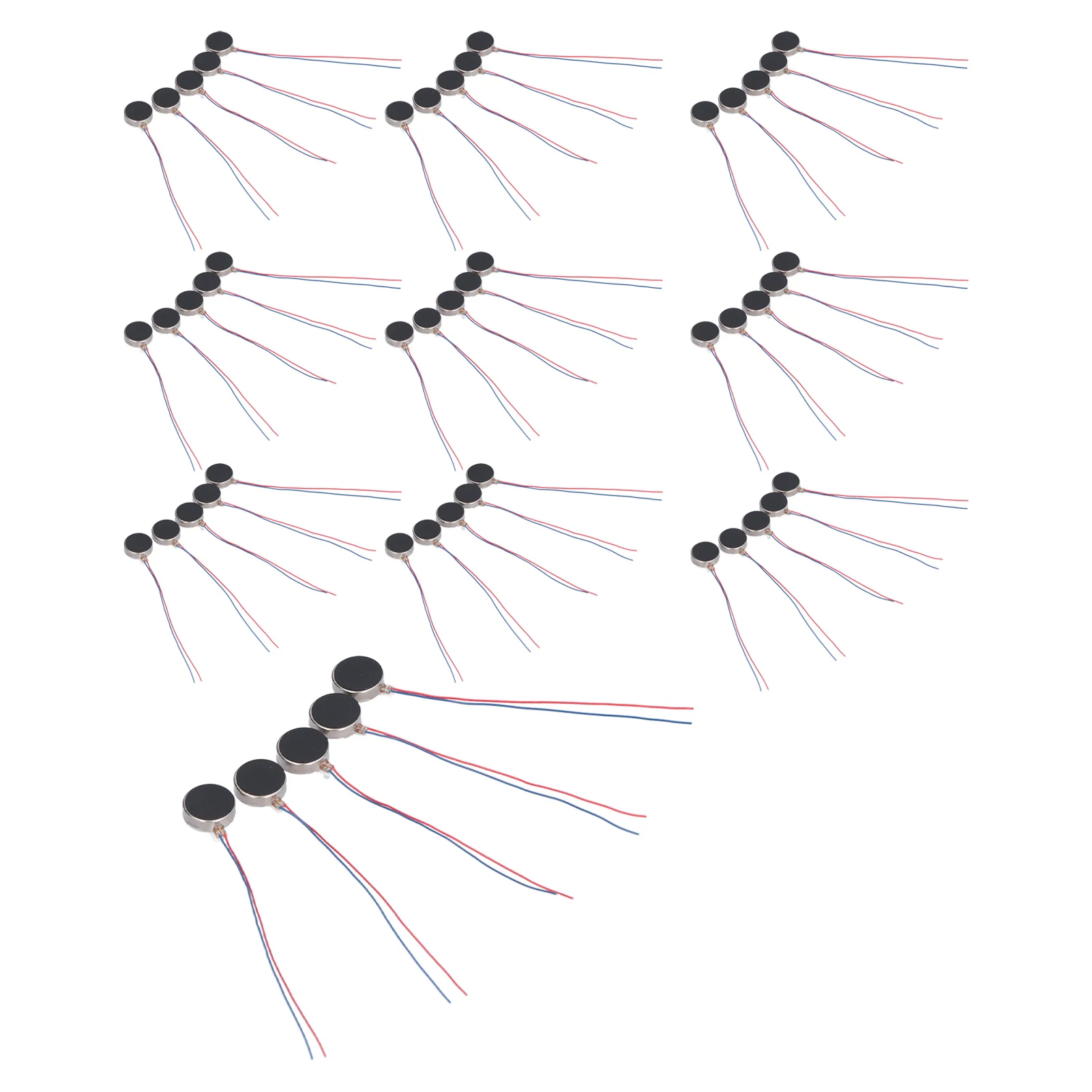 

3v DC Motor,50Pcs Vibrating Motors 12mm×3.4mm 3V High Accuracy High Resolution Low Vibration Low Noise Mini DC Flat Button Motor