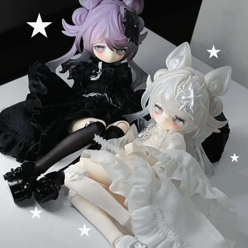 Fantasy Bjd Doll 1/8 Scale Articulated Action Figure Cute Lolita Style Collectible Blind Box Desktop Decoration Gift For Adult