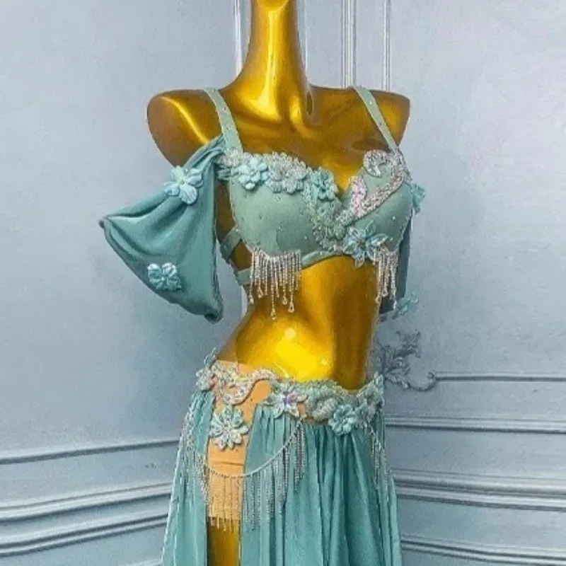 

Customized Belly Dance Clothing Performance Costume for Women 2025 New Set Eastern Dancewear Big Skirt Belly Dancer Costume