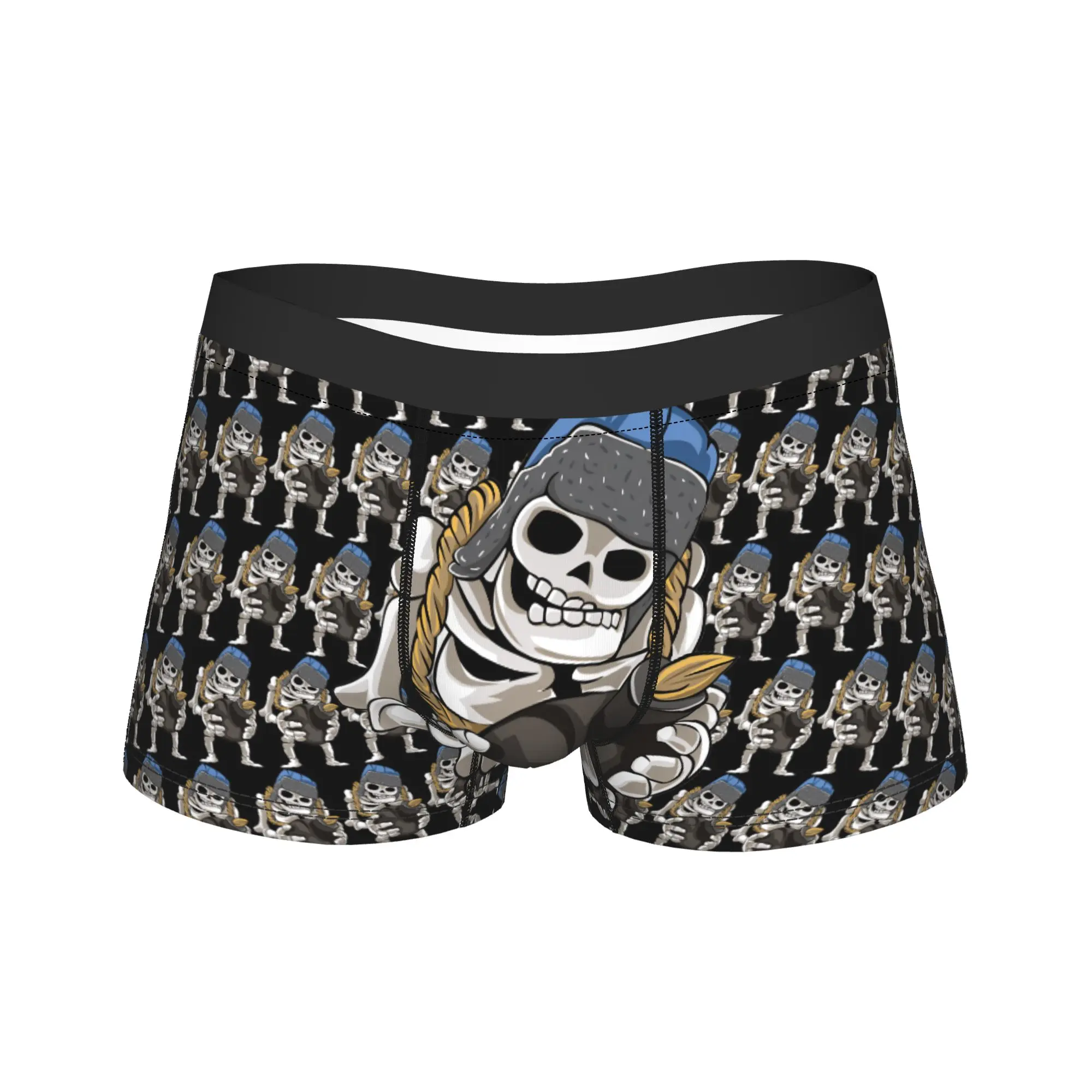 

Мужские трусы-боксеры Gamer Clashes Royaleds Fans: сексуальные, мягкие, с принтом, 3D-мешочек, увеличенный размер