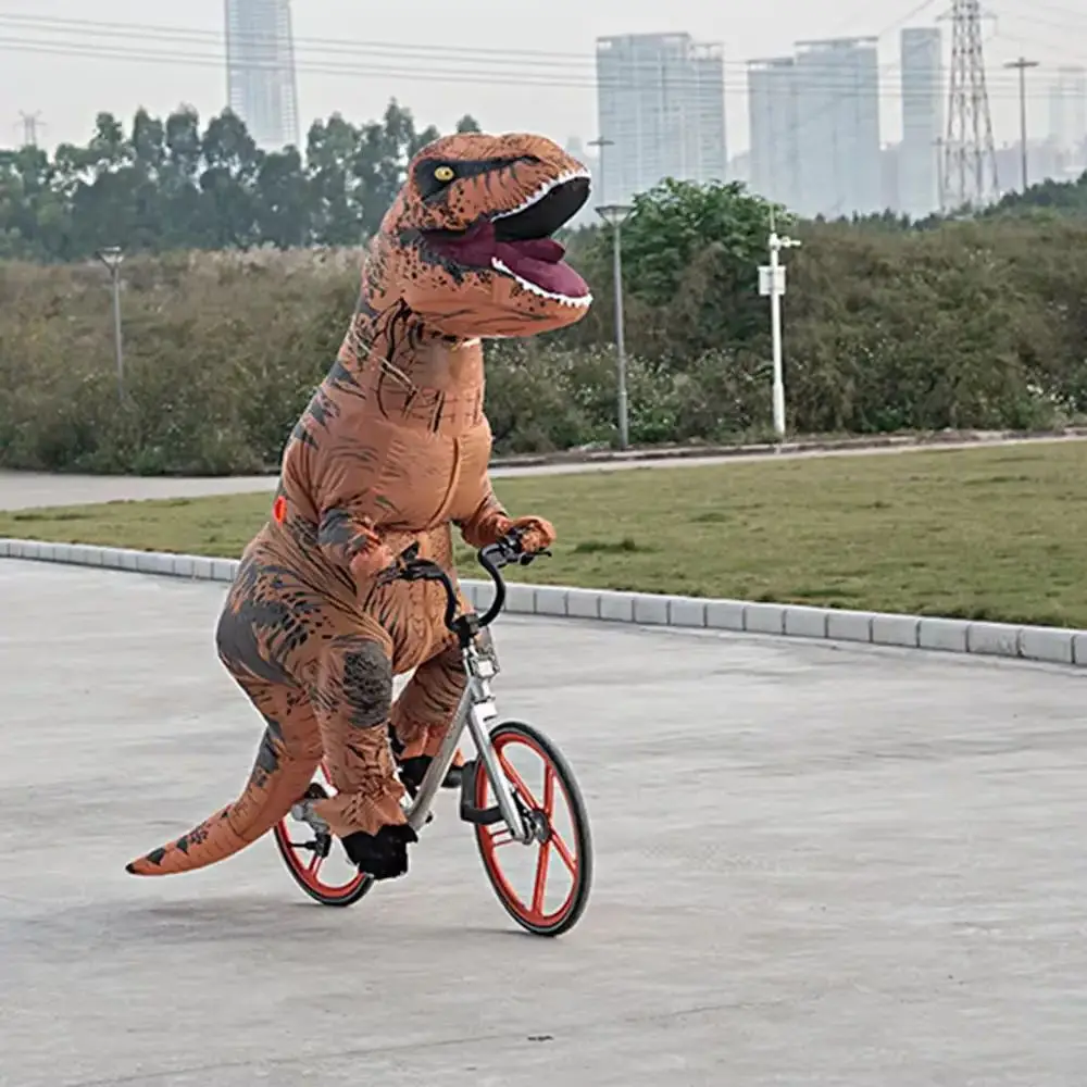 

Хэллоуин надувной динозавр T-Rex Deluxe взорвать костюм нарядное платье реквизит для вечеринок развлечений
