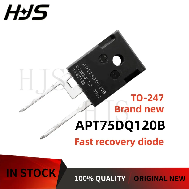 5-10PCS APT75DQ120B APT75DQ120 APT75DQ120BG TO-247-2 Fast recovery diode 100% NEW