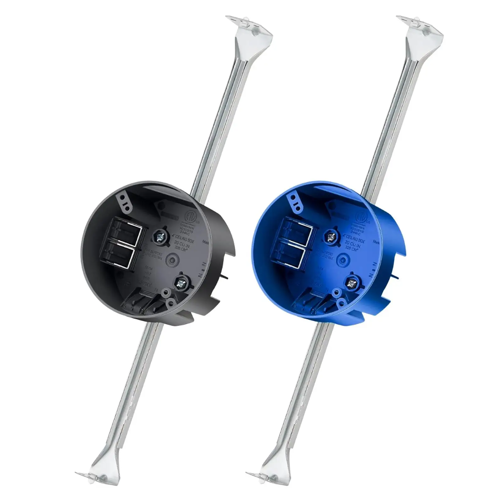 

Round Electrical Box with Hanger Bar Commercial Reliable Ceiling Fan Bracket