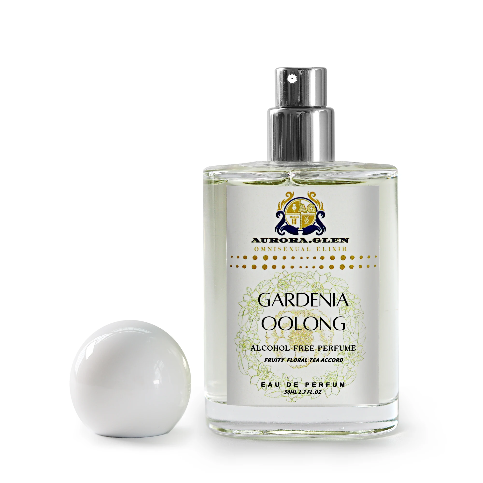 

Gardenia Oolong Unisex Perfume Long Lasting Floral Fruity Tea Scent with Tropical Fruits Jasmine Musk for All Occasions 50ml
