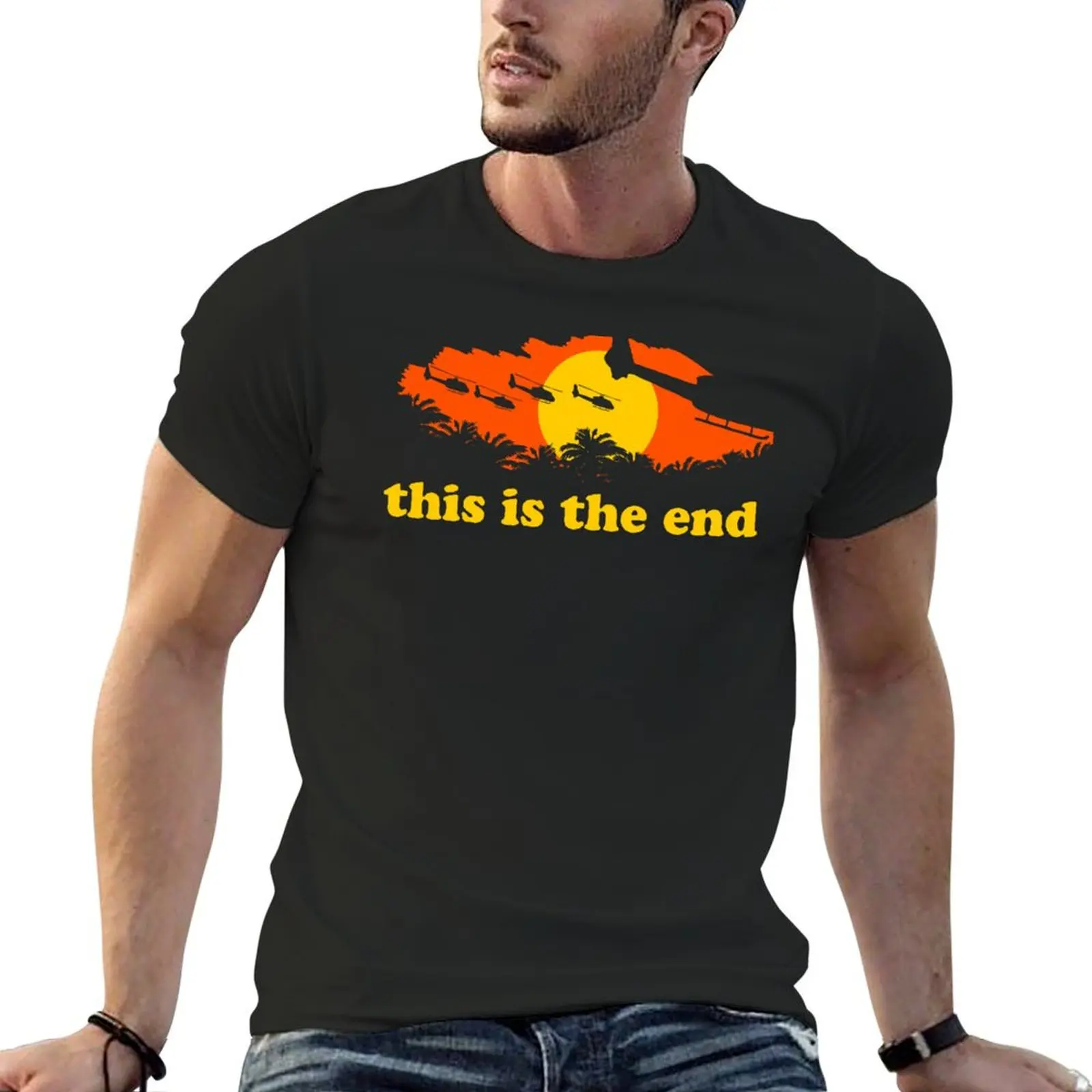 

Apocalypse Now: This is the end T-Shirt man t shirt vintage graphic tee sublime anime figures cotton t shirt men