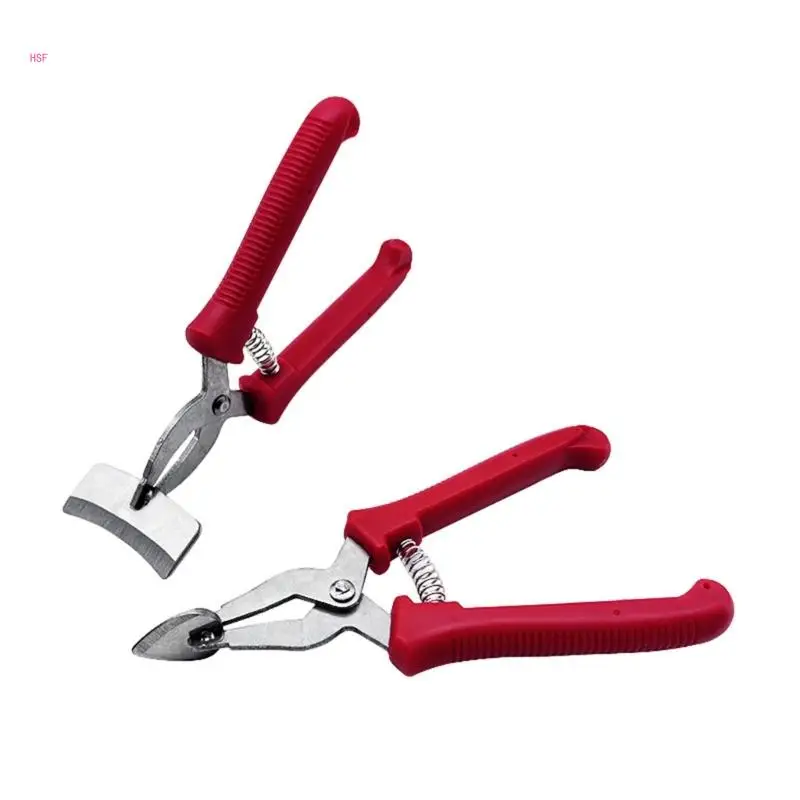 Stainless Steel Watermelon/Durian Divider Ergonomic Handle Pliers Multifunctional Fruit Opener for Household Use