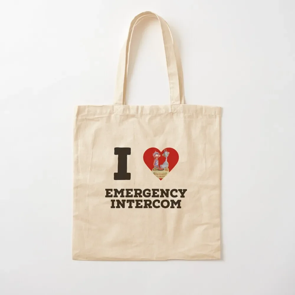 

i heart emergency intercom Tote Bag cloth bag woman tote bag women Fabric