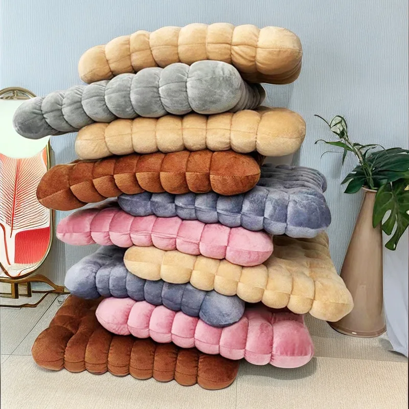 Cookie Biscuit Cushion Soft Cute Throw Pillow Square Thicken Seat Decorative Flooring for Living Room Household Chair