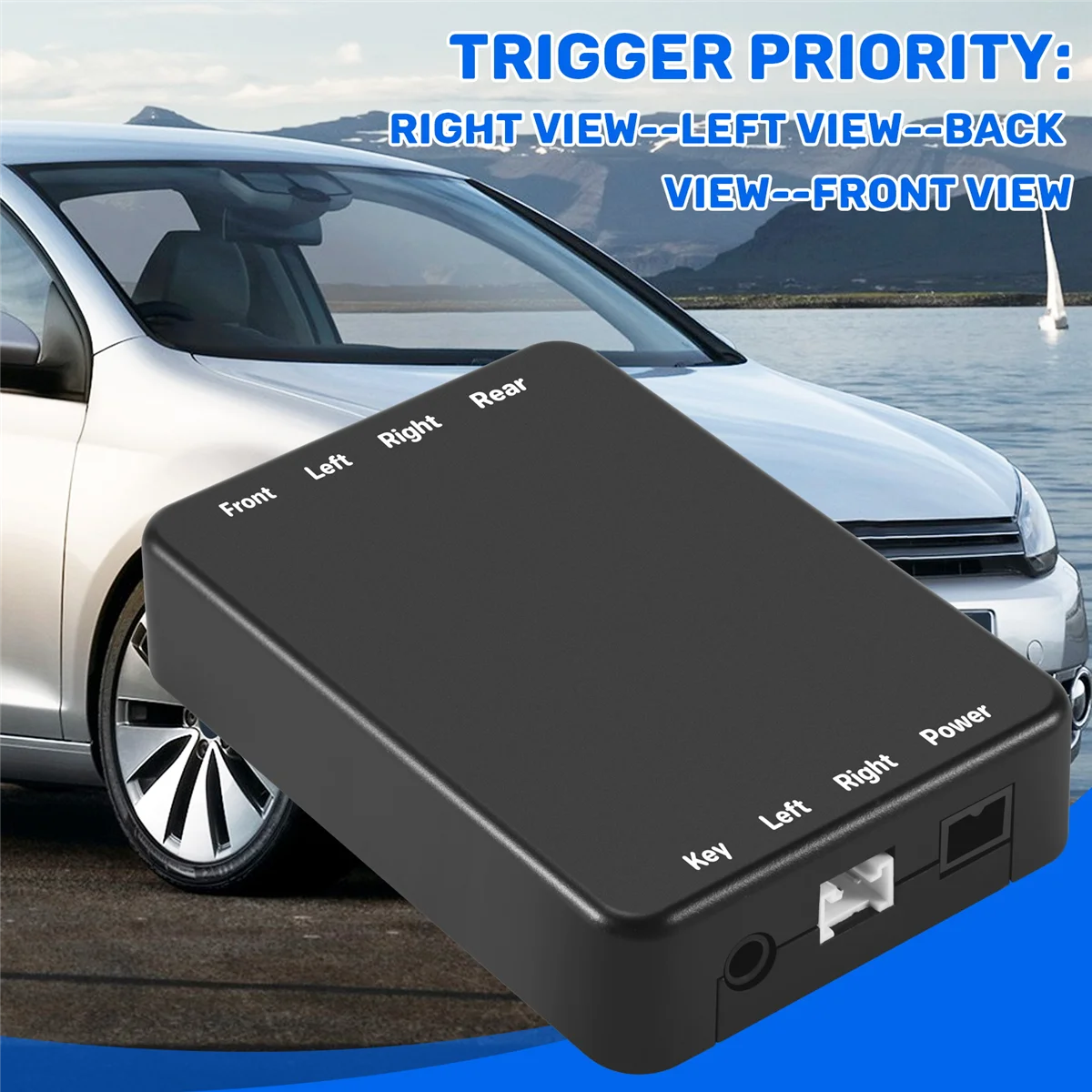 Pop Car Parking Panoramic View Rearview 4 Way 360 Degree Degree View Camera Control Box System DVR Without Camera