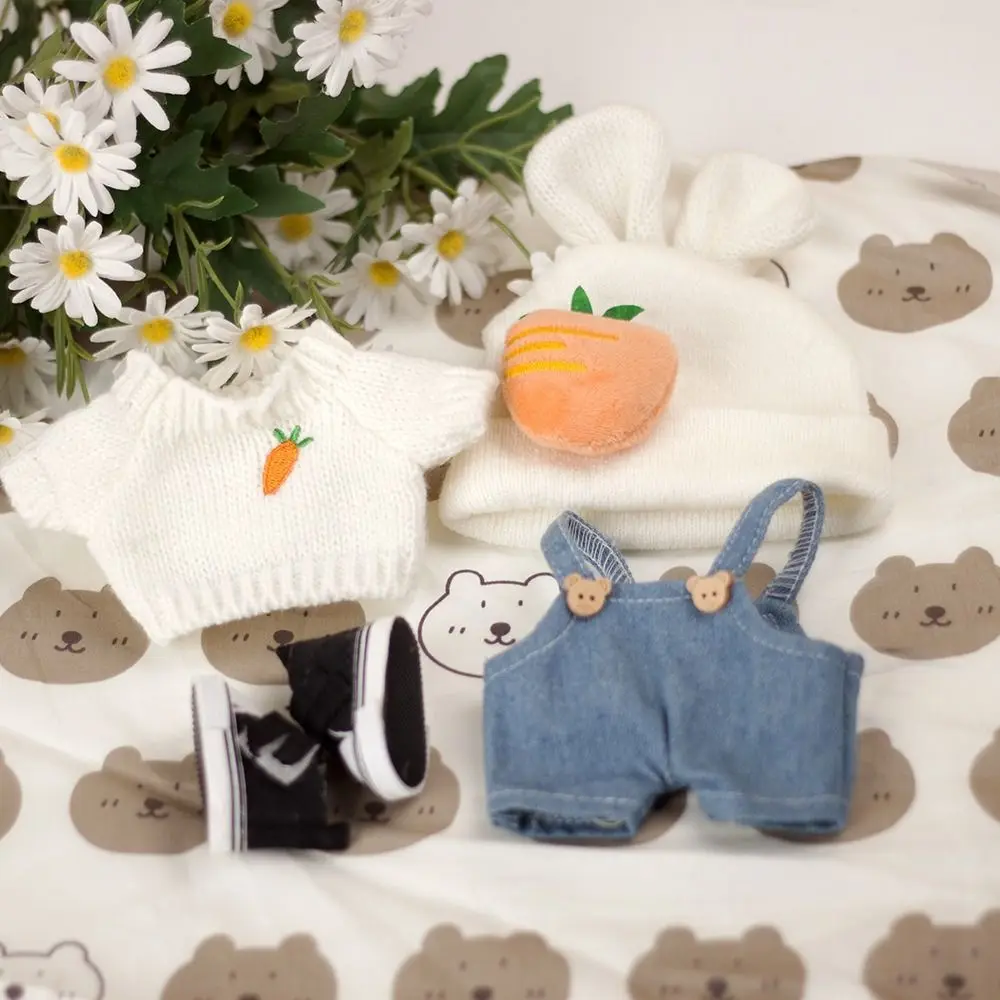 Carrot 20cm Cotton Doll Clothes Bear Sweater Cotton Doll Costume Accessories Mini Clothes 20cm 20cm Doll Clothes