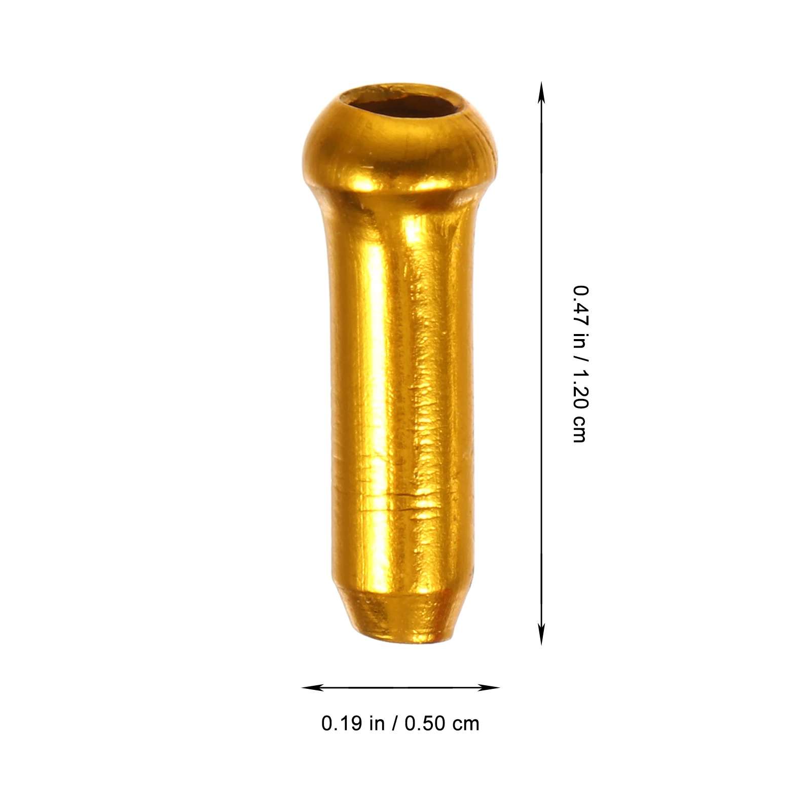 

50pcs Brake Line Cap Cable End Bike Caps Connector Cover Aluminum Alloy Bicycle Wire Suitable Most Bikes Durable Long Use