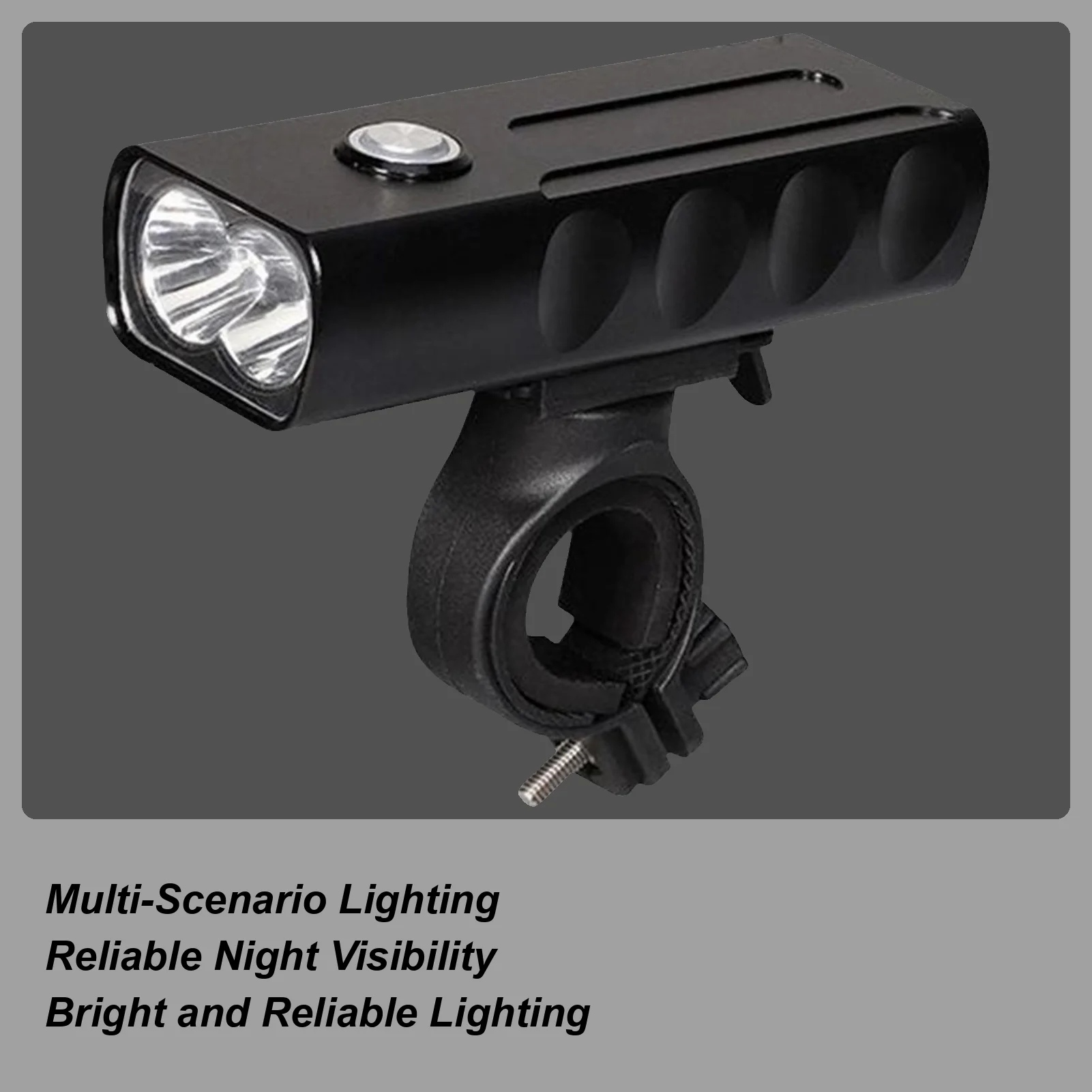 

Bike Lights Rechargeable 360 Rotation Adjustable Mode Weatherproof Bike Headlights LED Flashlight For Night Riding Road Cycling