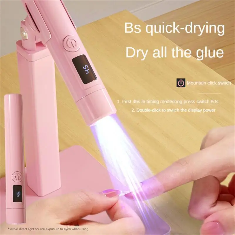 Uv Led Nail Lamp Nail Dryer Nail Light For Curing All Gel Polish Rechargeable Quick Dry Manicure Machine Nail Art Tools