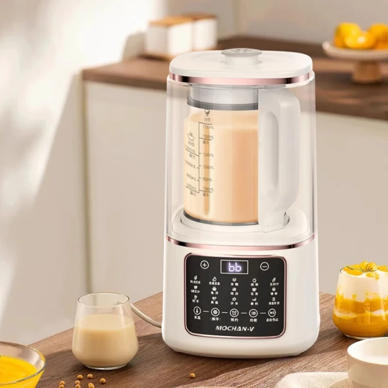 Wall breaker household 2024 new automatic quiet and light sound slag-free cooking soybean milk machine