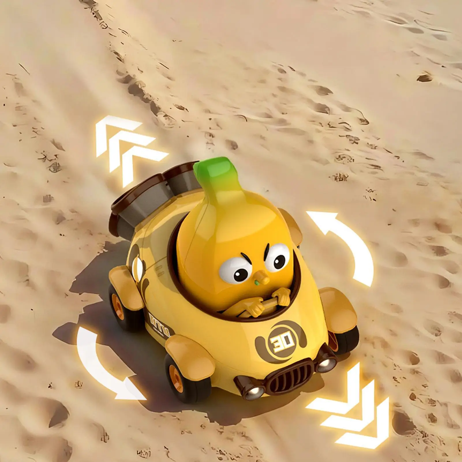 Remote Control Car Fruit Shape Vehicle with 360 Rotation and Light Vehicle Model Toy for Boys Girls Preschoolers Home Apartment