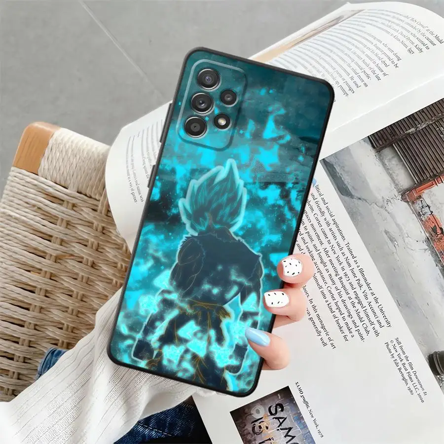 أسود لينة غطاء الهاتف حقيبة لهاتف سامسونج غالاكسي A23 A53 A24 A55 A32 A36 A41 A25 A71 A22 A52 A35 A26 A72 A51 A73 لعبة دراغون بول #4