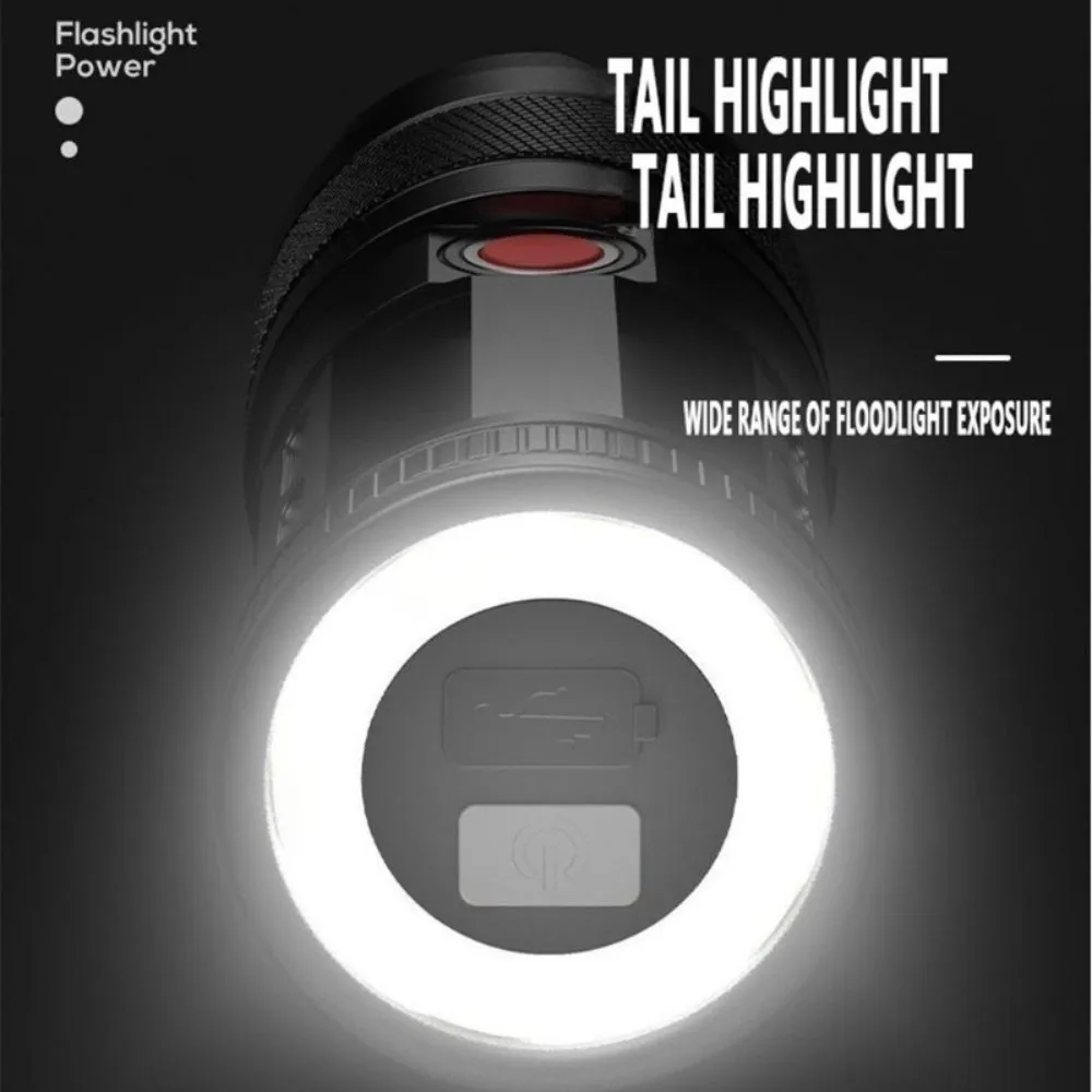 mini-lanterna-led-recarregavel-super-brilhante-a-prova-d'agua-luz-de-trabalho-de-emergencia-luz-forte-resistente-acampamento