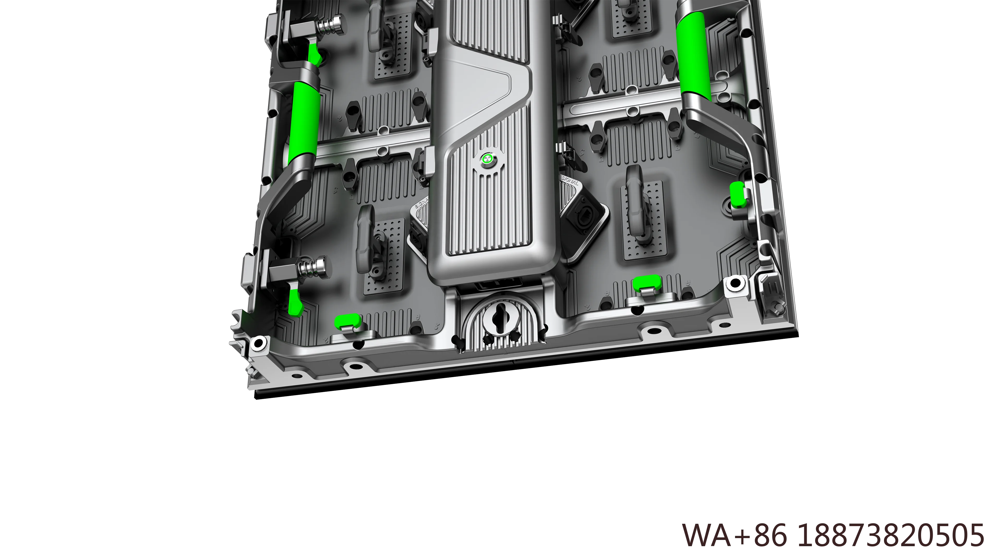 شاشة LED خارجية عالية التحديث P2.976 P4.81 500x1000mm تأجير شاشات الإعلان الخارجية خزانة لوحة ملونة كاملة