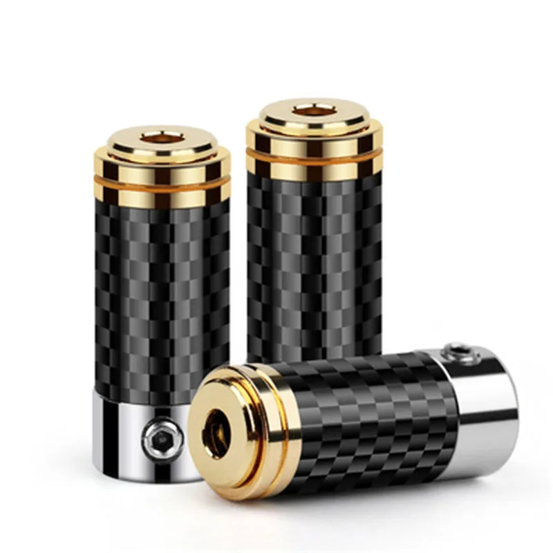 4 Pole Female 4.4mm 2.5mm 3.5mm Jack 4.4 2.5 3.5 Audio Connector Hifi Headphone Plug DIY Speaker Cable Consumer Electronics