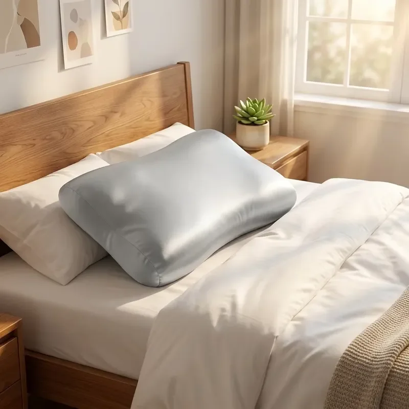 Graphene Memory Foam Pillow Ergonomic Neck Support Dust Mite Proof Anti Allergic Negative Ion Technology Washable Modern 6