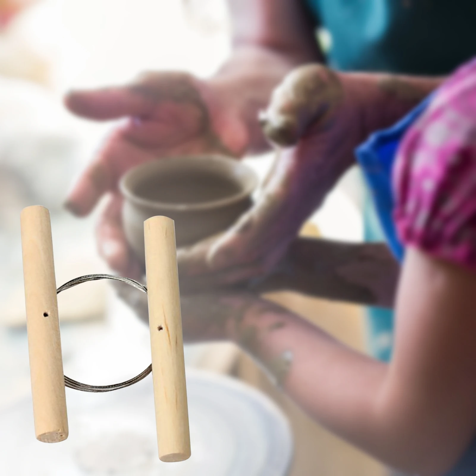 سلك تقطيع خشبي لنحت الفخار الطيني صنع النمذجة توت xqmg الفخار أدوات السيراميك الفنون والحرف الخياطة حديقة المنزل #2