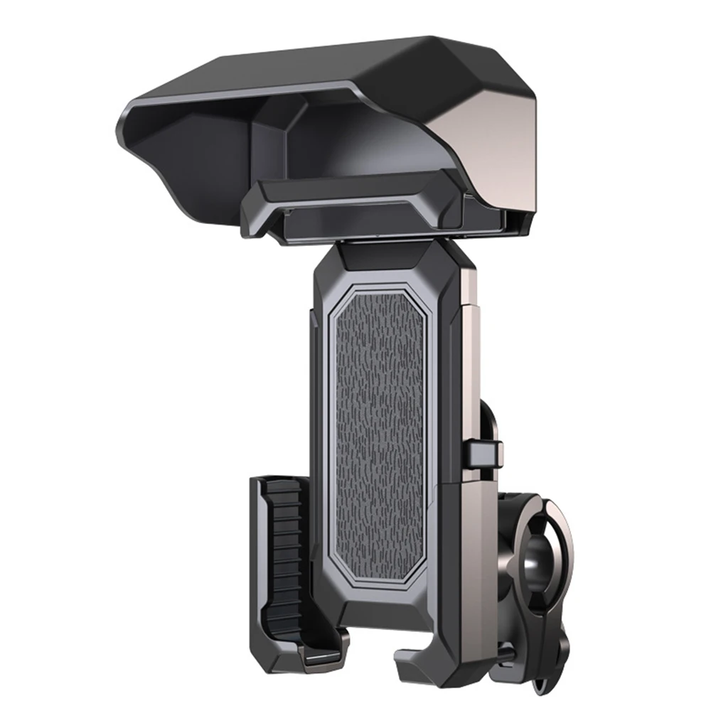 

Mobile Phone Holder with Rain Cover Motorcycle Phone Stand Shock Resistant Bicycle Phone Bracket for 4.7-7 Inch Mobile Phones