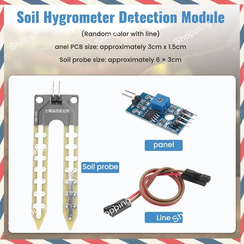 Módulo de detección de higrómetro de suelo M20K Sensor de humedad FC-28 DC 3.3V-5V