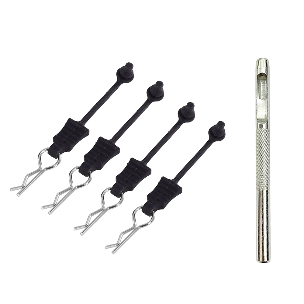 Prevent Loss Body Clips With Flexible Rubber Retainer For Wltoys MJX Hyper Go HAIBOXING HBX SCY 1/12 1/14 1/16 RC car parts