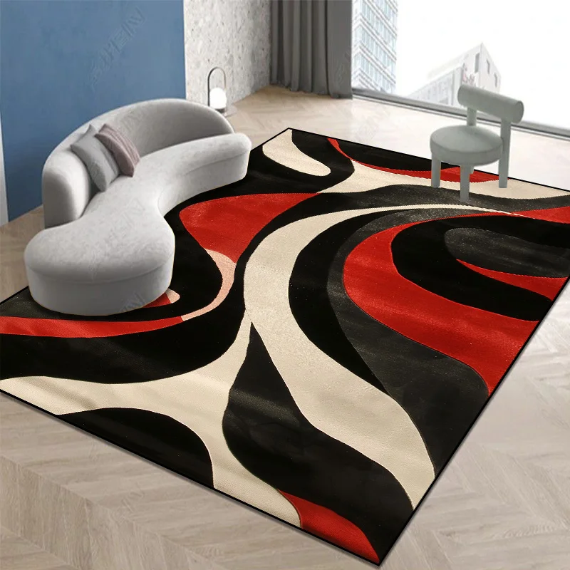 

Геометрические ковры в скандинавском стиле для гостиной, Роскошный Домашний напольный мат для коридора, дивана, моющийся декоративный мягкий ковер для комнаты, прихожей